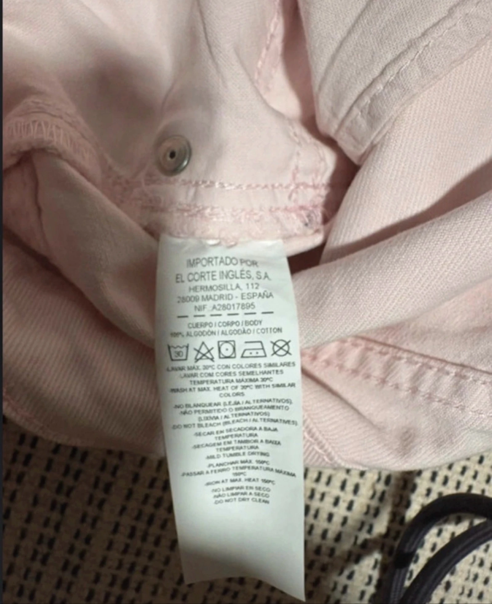 Short denim rosa palo Easy Wear nuevo con etiqueta talla 40 – photo 7